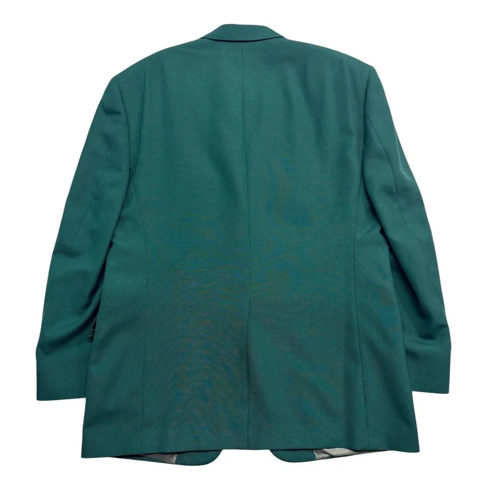 vtg Jack Nicklaus 44R Green Jacket Blazer Masters Sport Coat Gold Buttons USA
